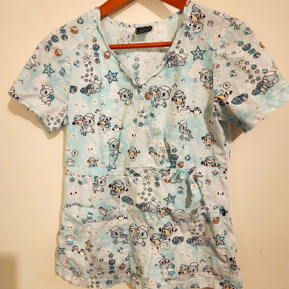 Fun Blue Medical Scrubs